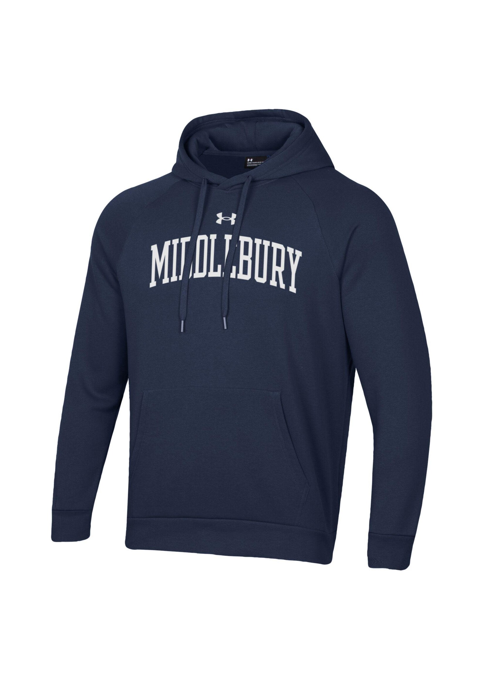 UA NAVY EMBROIDERED MIDDLEBURY HOODIE - middstore