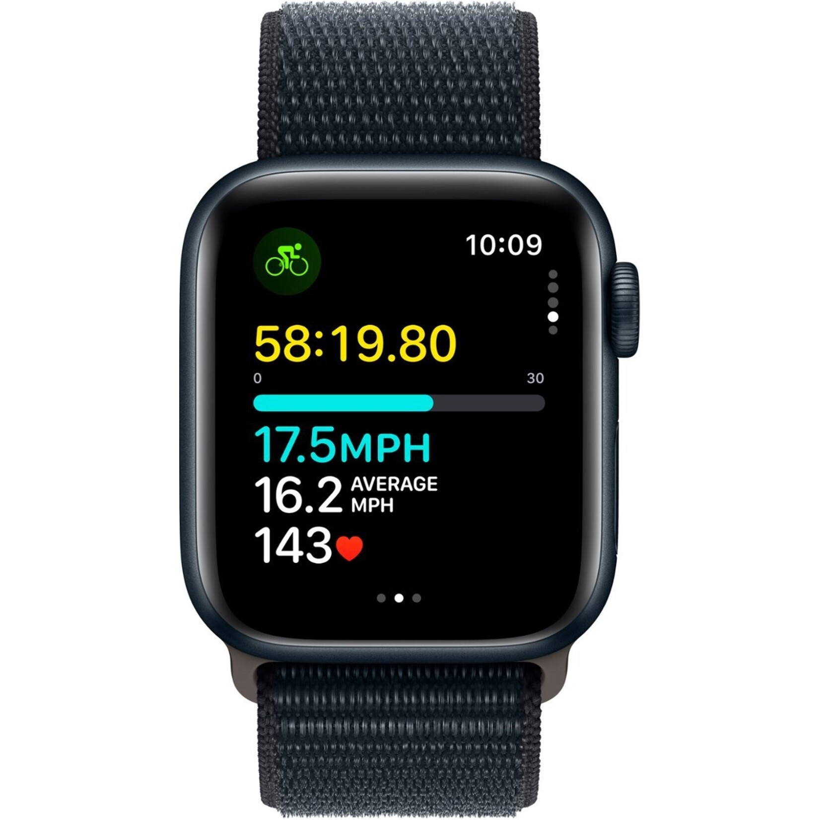 Apple Apple Watch SE (2nd Gen) GPS + Cellular 40mm Midnight Aluminum Sports Loop