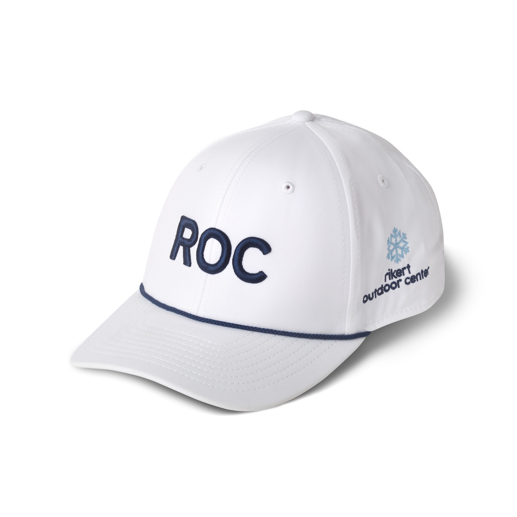 ROC-WHITE ROC HAT W/BRAID