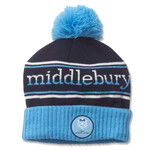 ROC PUKKA KNIT HAT BLUE POM