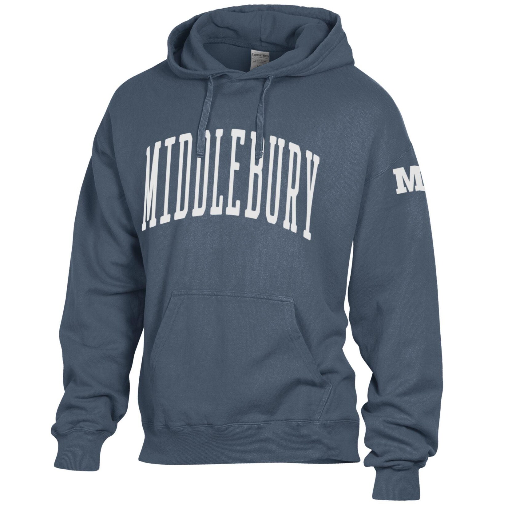 GEAR SLATE BLUE HOODIE W/MIDDLEBURY APPLIQUE
