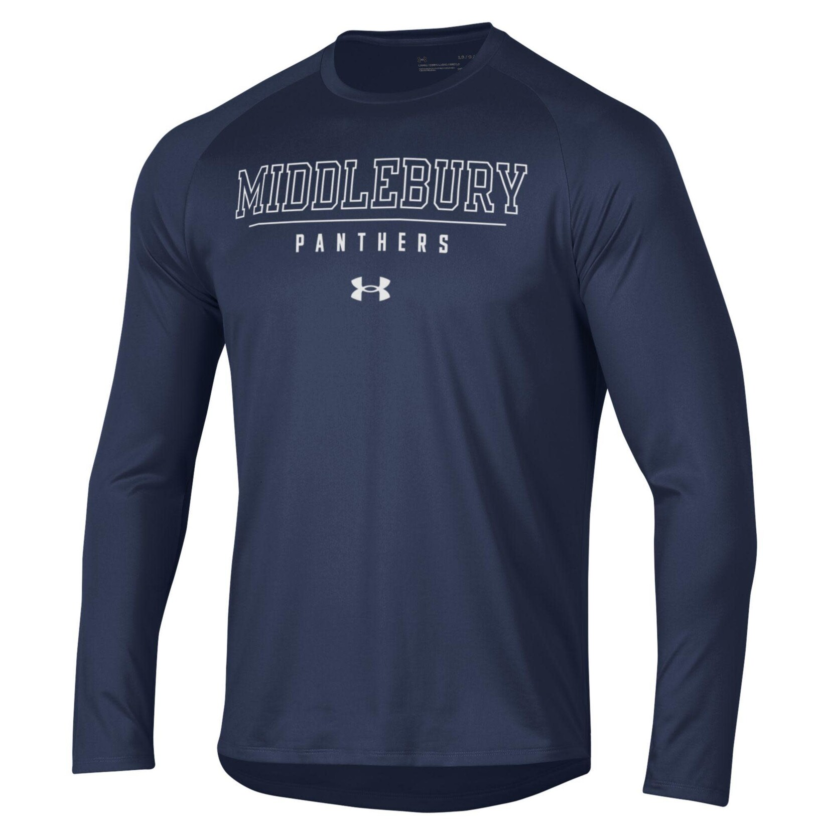 UA NAVY LS TECH TEE