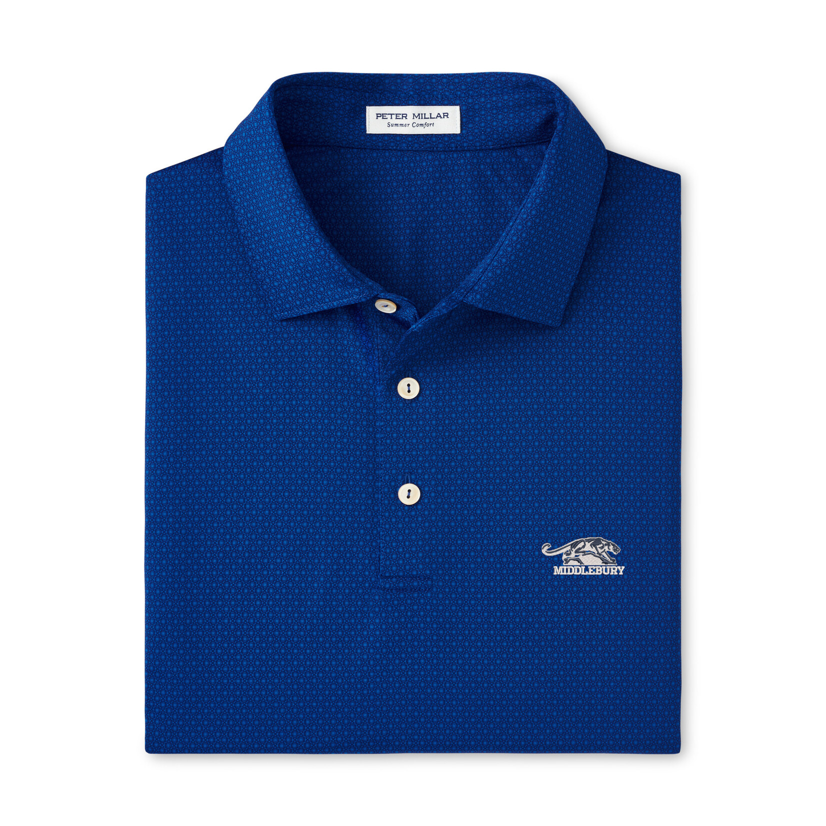 P MILLAR TESSERACT POLO BLU3