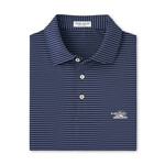 P MILLAR POLO NAVY STRIPE POR