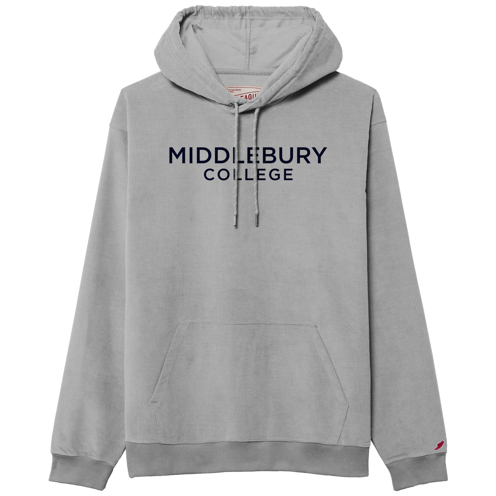 L2 GREY CORD HOOD