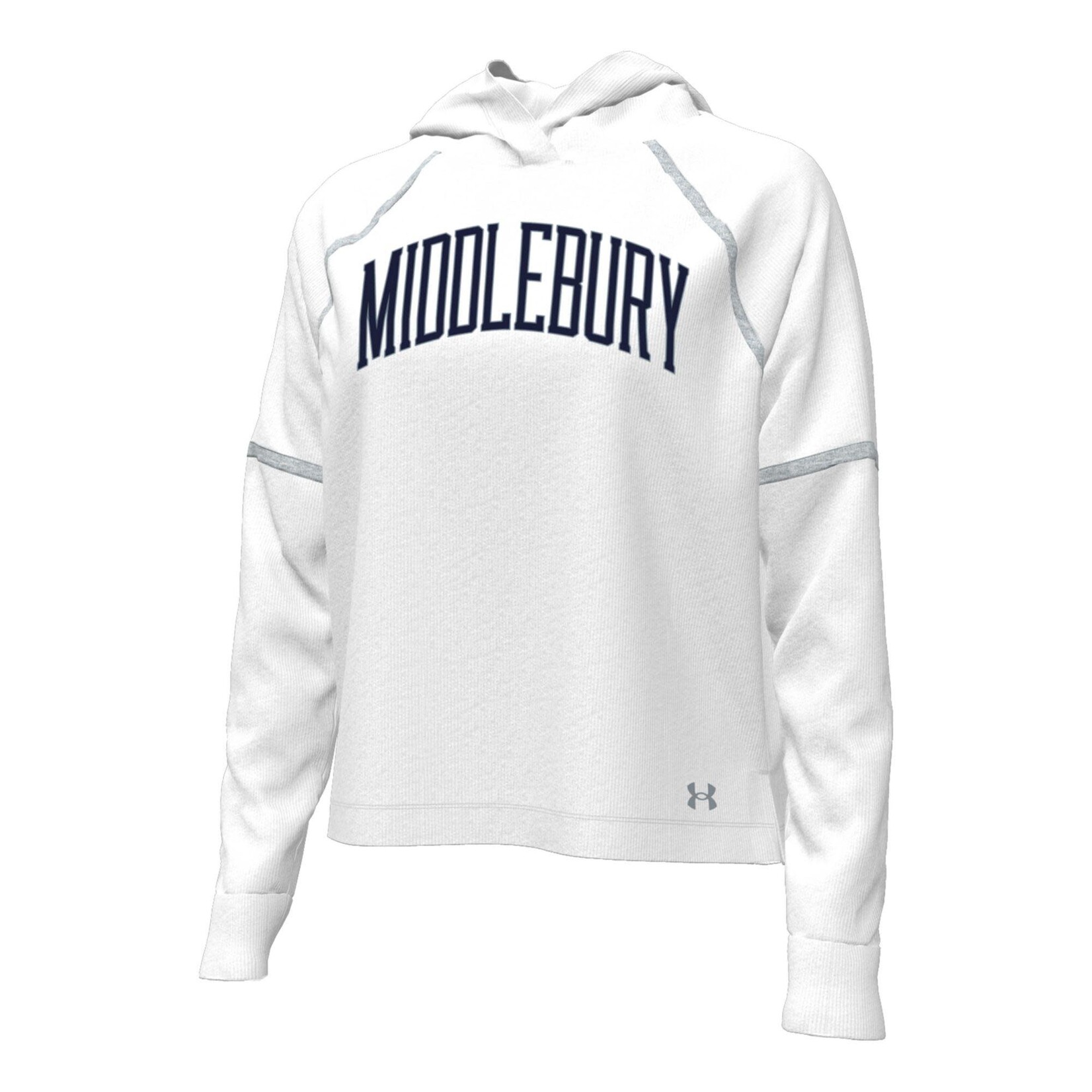 UA (W) WHITE GAMEDAY FLEECE HOOD