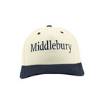 ZEPHYR CREAM/NAVY MIDDLEBURY HAT