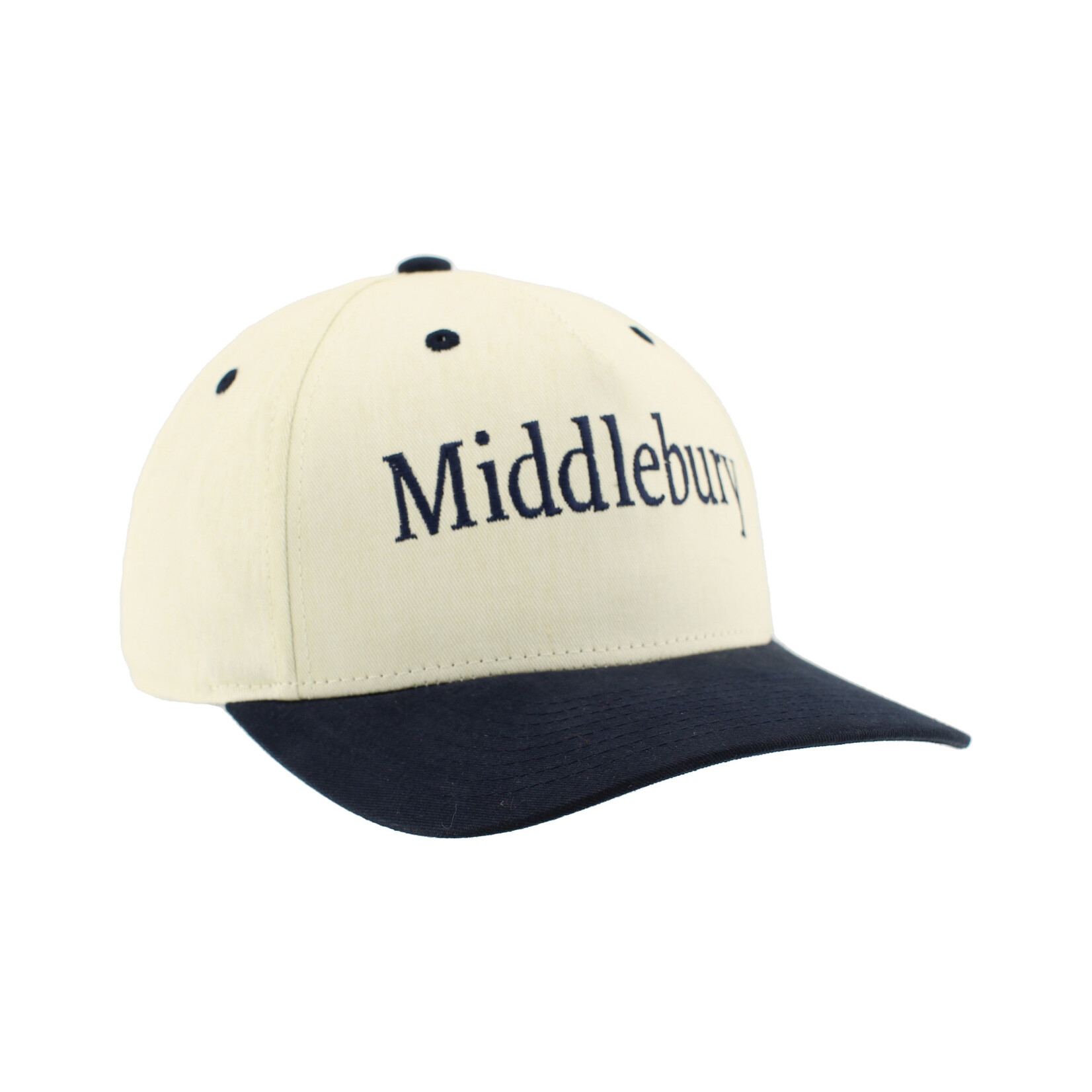 ZEPHYR CREAM/NAVY MIDDLEBURY HAT