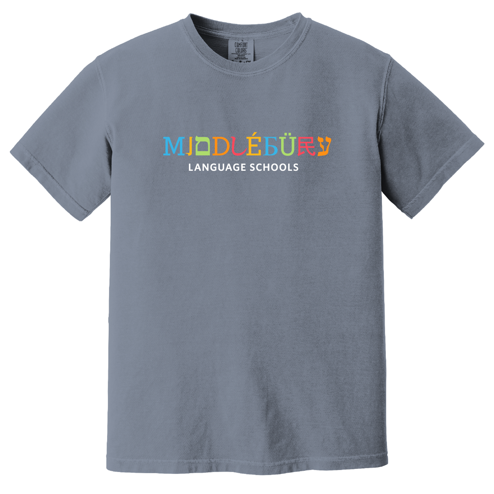 LANG SCH CC BLUE JEAN TEE