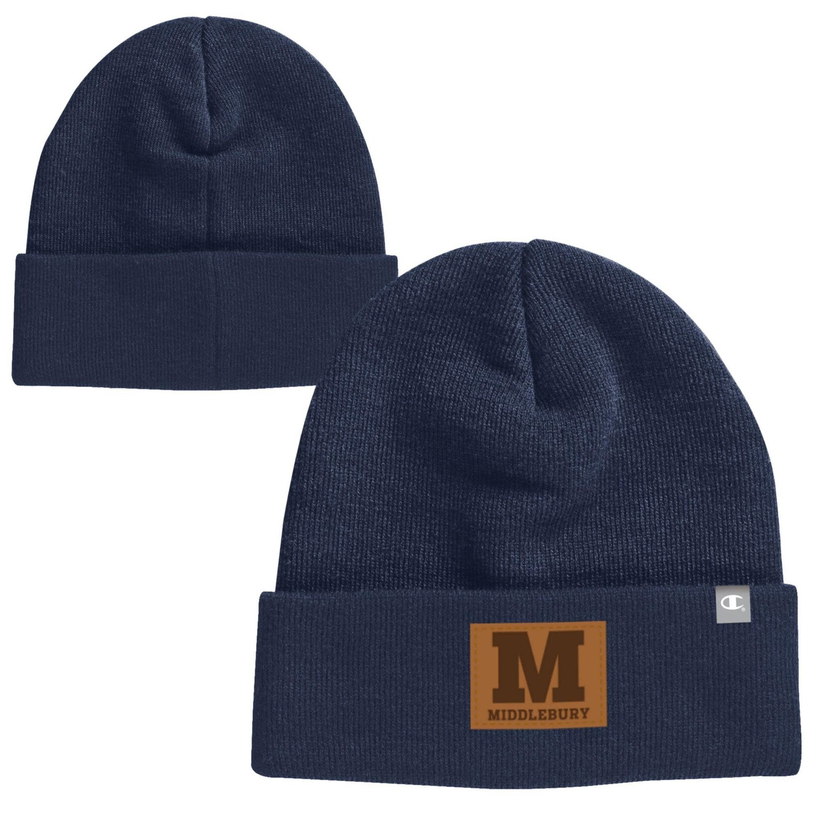 CHAMPION NAVY KNIT CUFF BEANIE