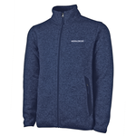 CHARLES RIVER (M) HEATHERED FLEECE JKT