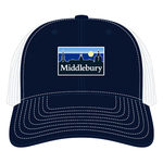 RICHARDSON USCAPE PATCH TRUCKER HAT NAVY/WHITE