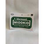 VERMONT LICENSE PLATE MIDDKID