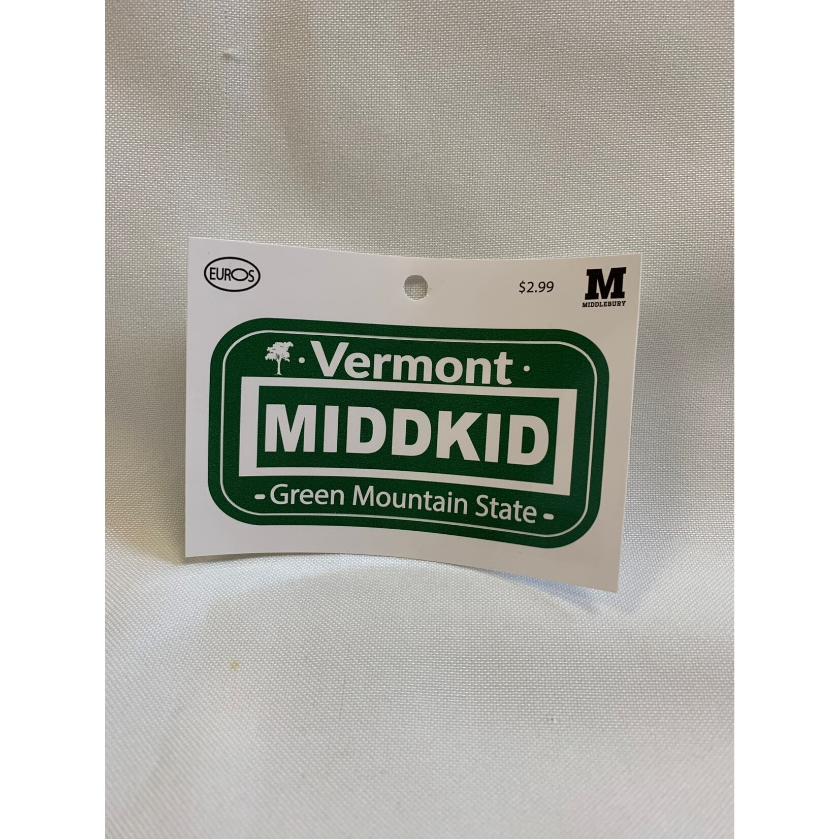 VERMONT LICENSE PLATE MIDDKID