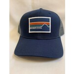 NAVY TRUCKER HAT W/NEW HORIZON PATCH