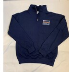 NAVY 1/4 ZIP W/NEW HORIZON PATCH