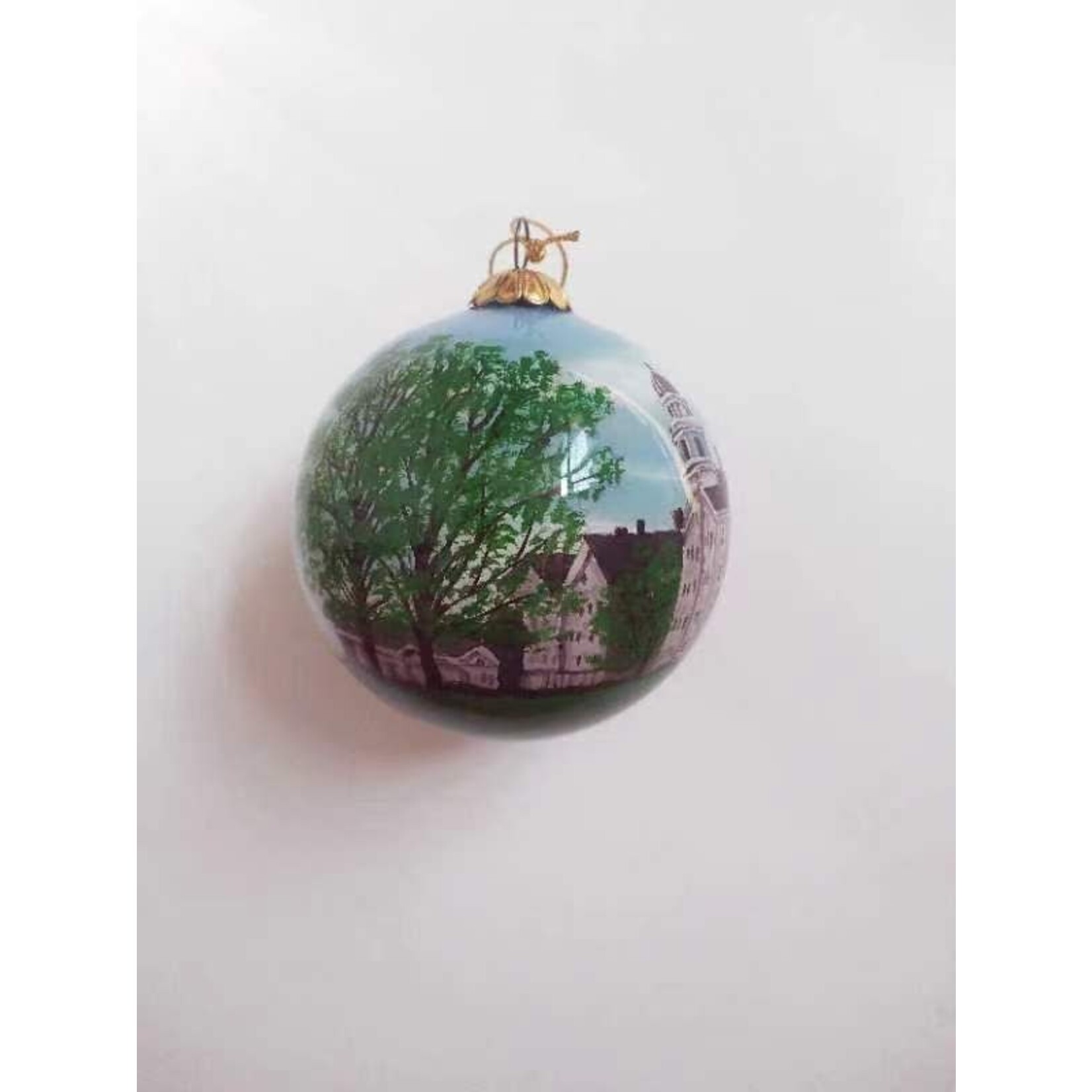 HAND PAINTED ORNAMENT IN BOX