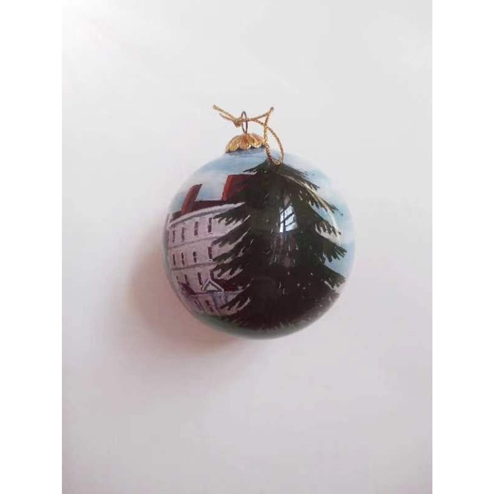 HAND PAINTED ORNAMENT IN BOX