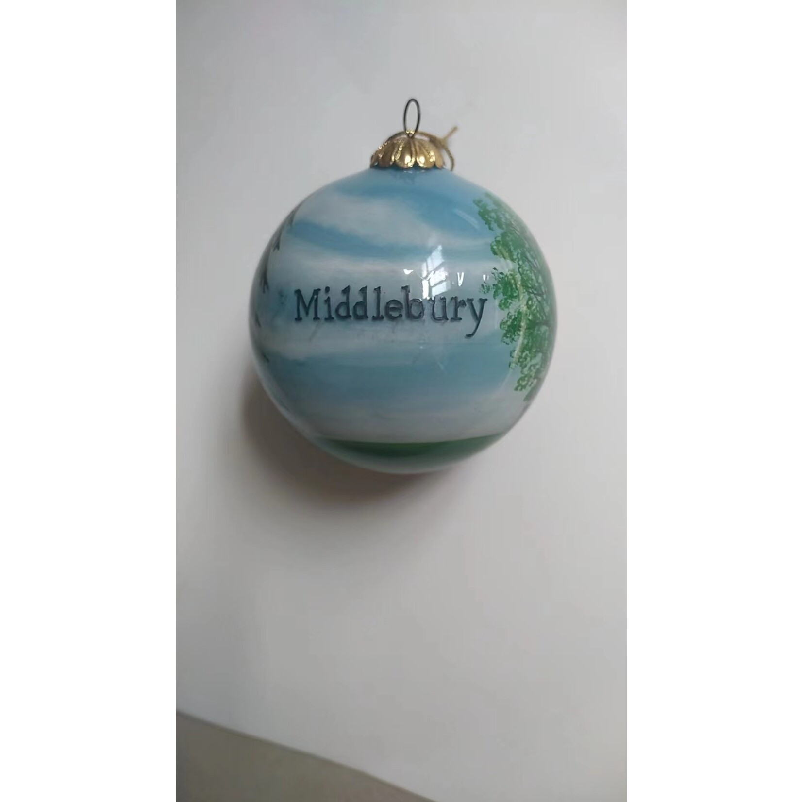 HAND PAINTED ORNAMENT IN BOX