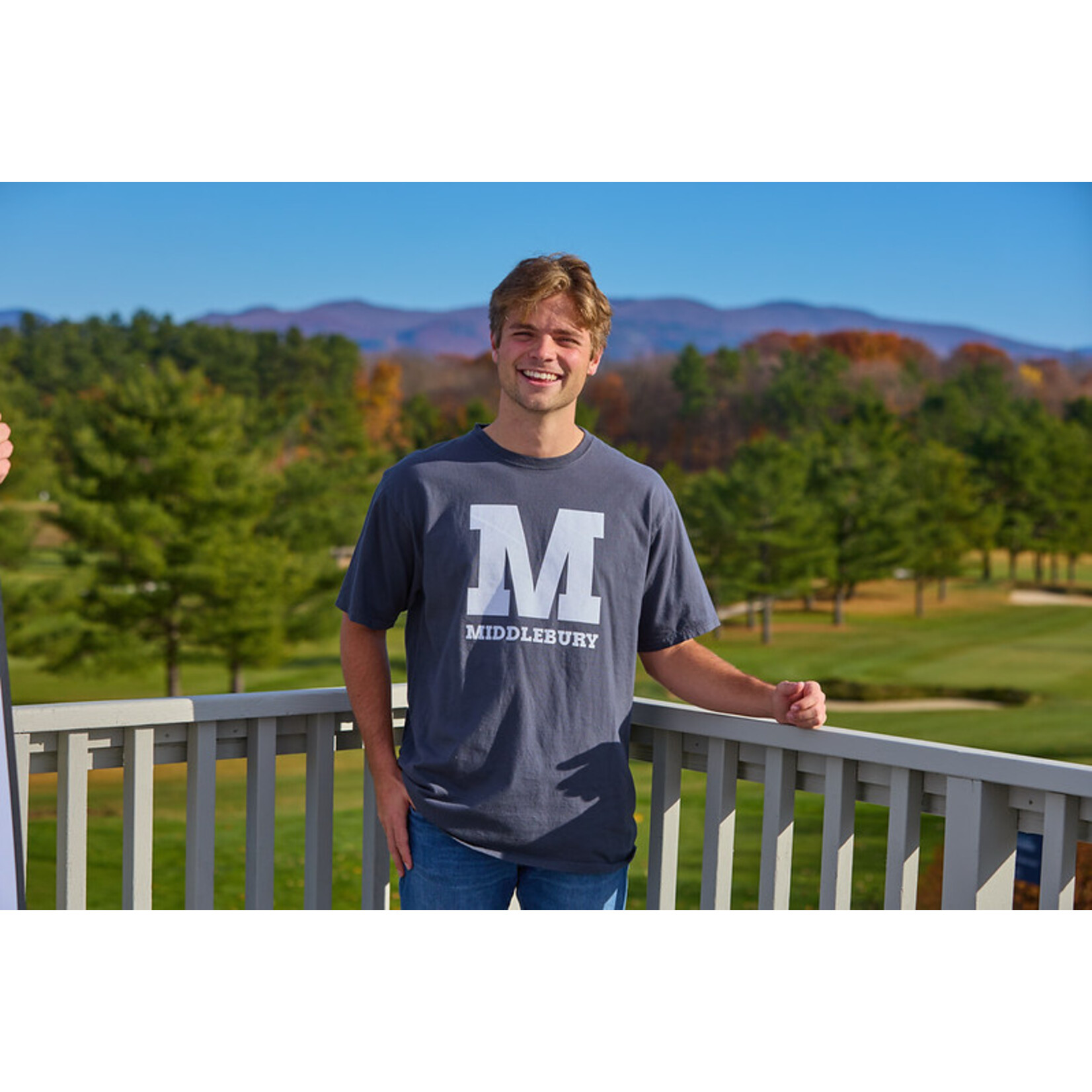 BLUE 84 COAL M/MIDDLEBURY TEE