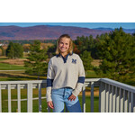 CHAMPION OATMEAL SUPER FAN FLEECE CROP
