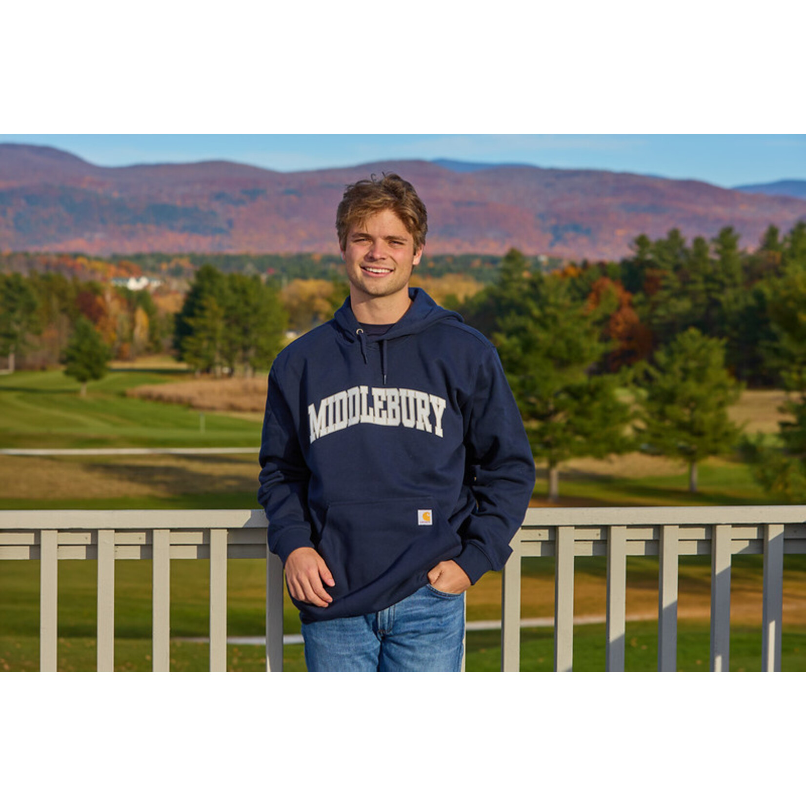 CARHARTT NAVY HOODIE