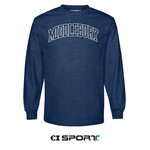 CI SPORT NAVY HEATHER LS T