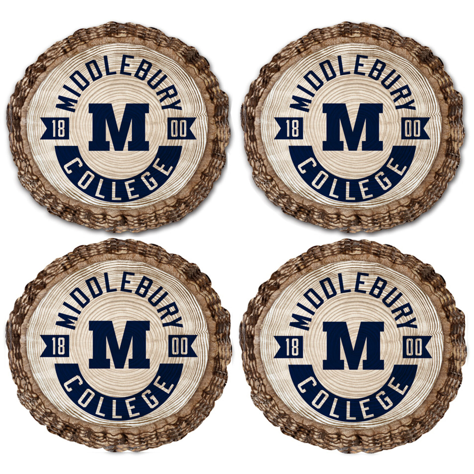 BARKY 4 PK COASTERS