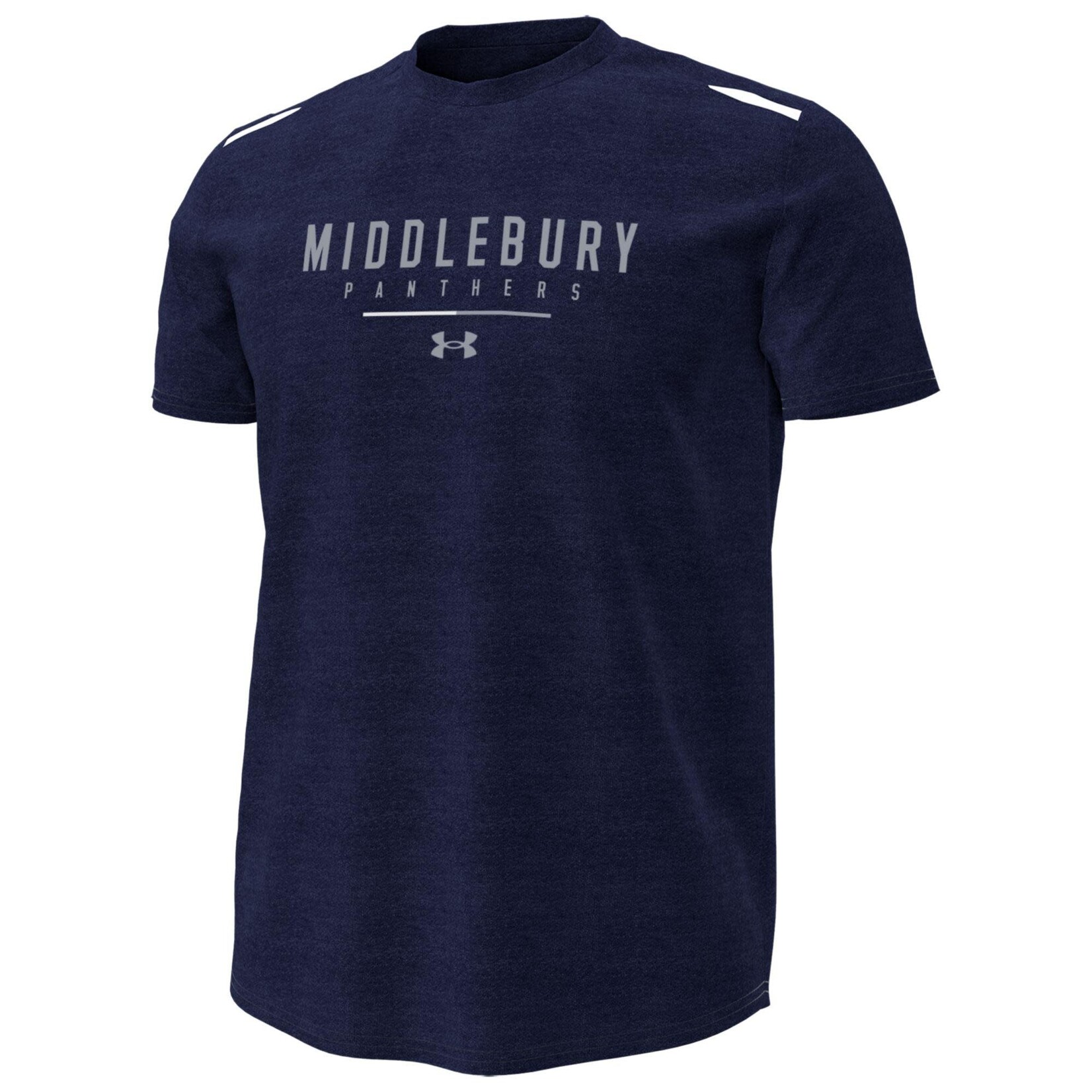 UA NAVY GAMEDAY MIDD PAN TEE