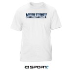 CI SPORT WHITE GEOMETRIC TEE