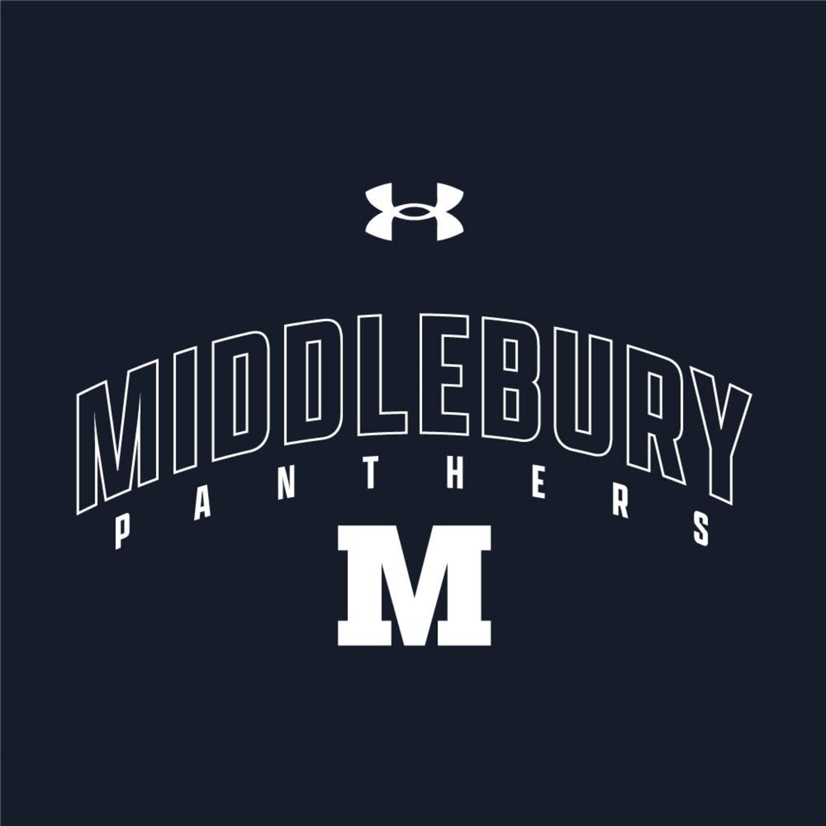 UA NAVY SS TECH T MIDD/PANHTERS/M
