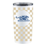 REVOLVE TUMBLER WHITE CHECKERBOARD