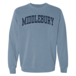 PIGMENT DYED CREW BLUE