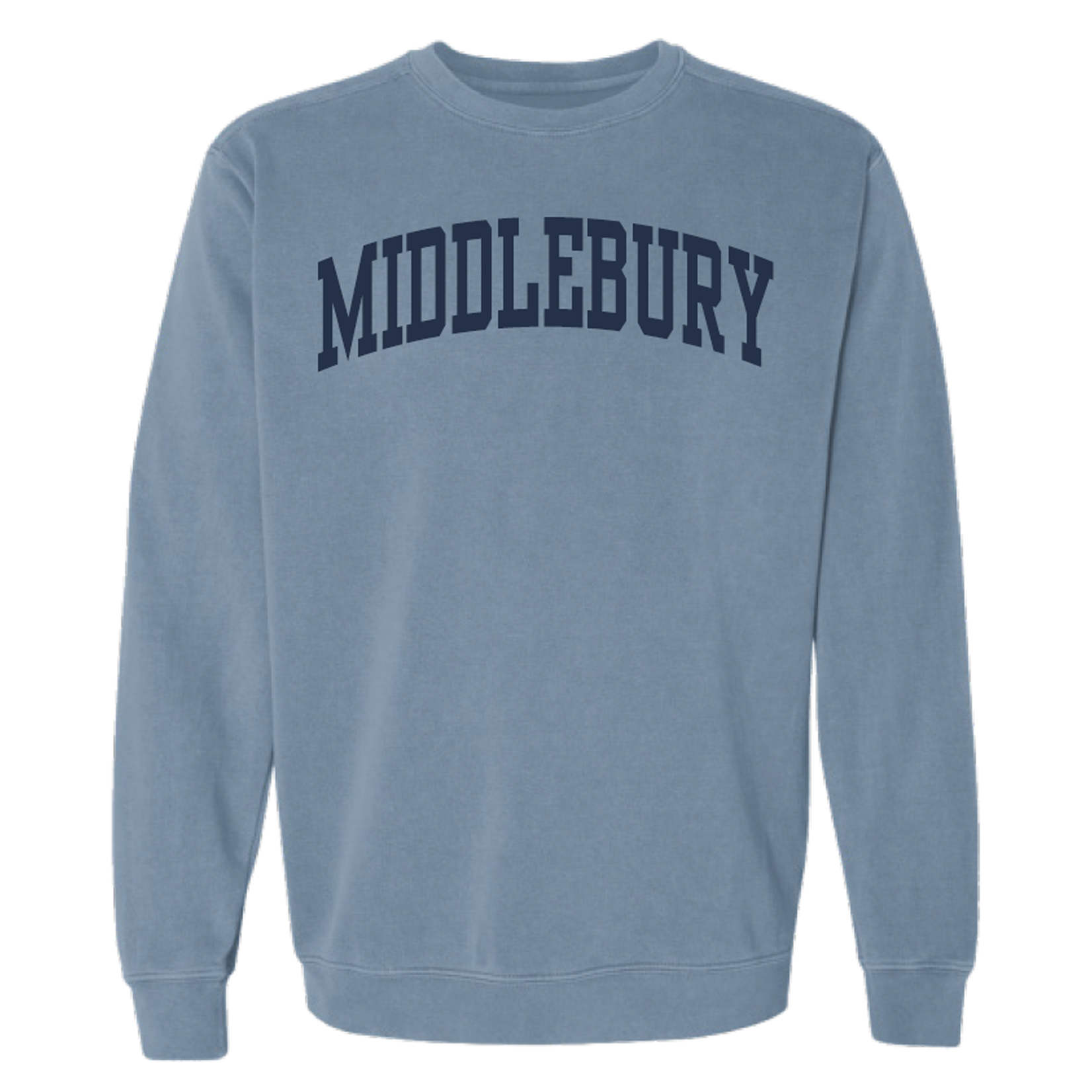 PIGMENT DYED CREW BLUE