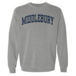 PIGMENT DYED CREW PEWTER GRAY