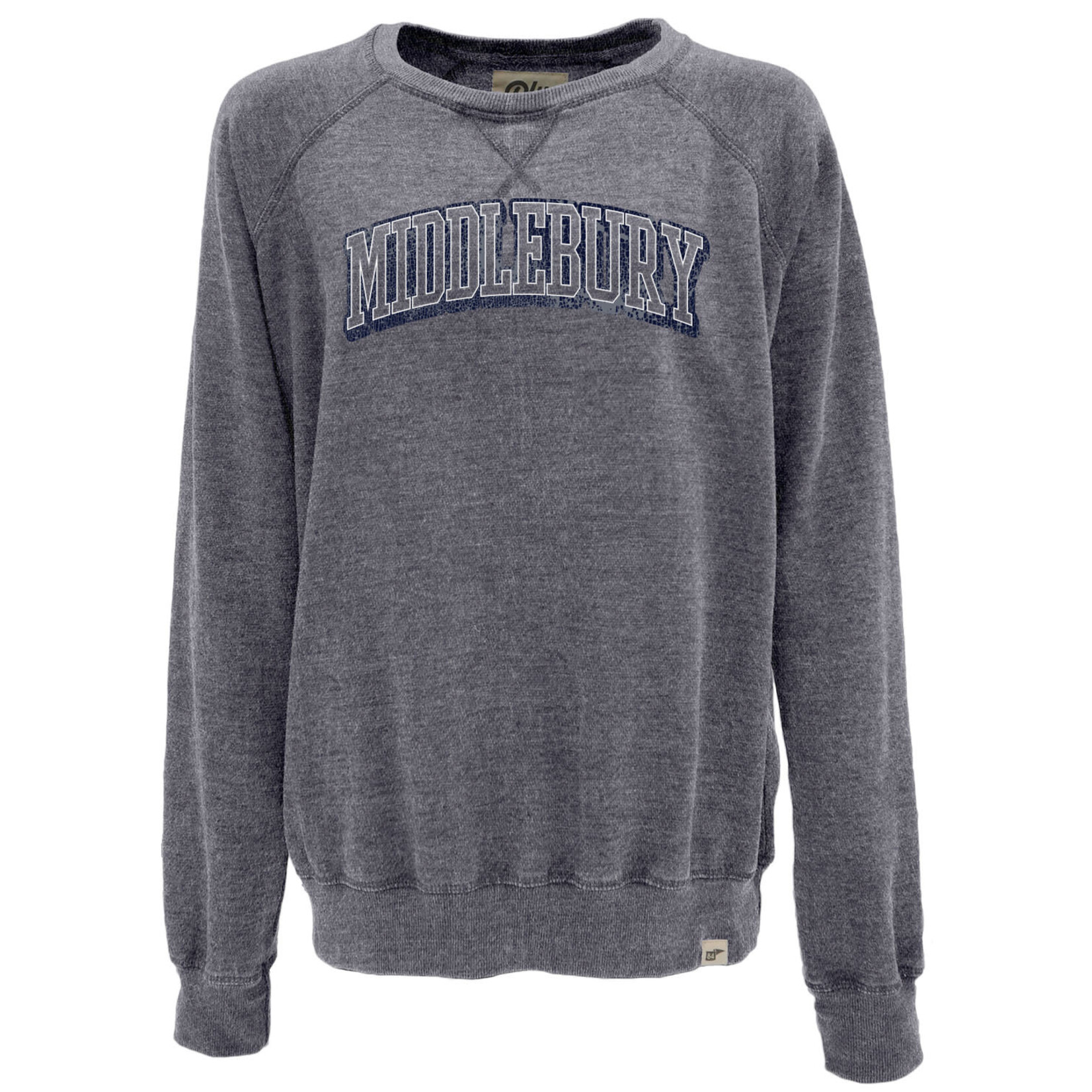 BLUE 84 BURNOUT WASH FLEECE CREW