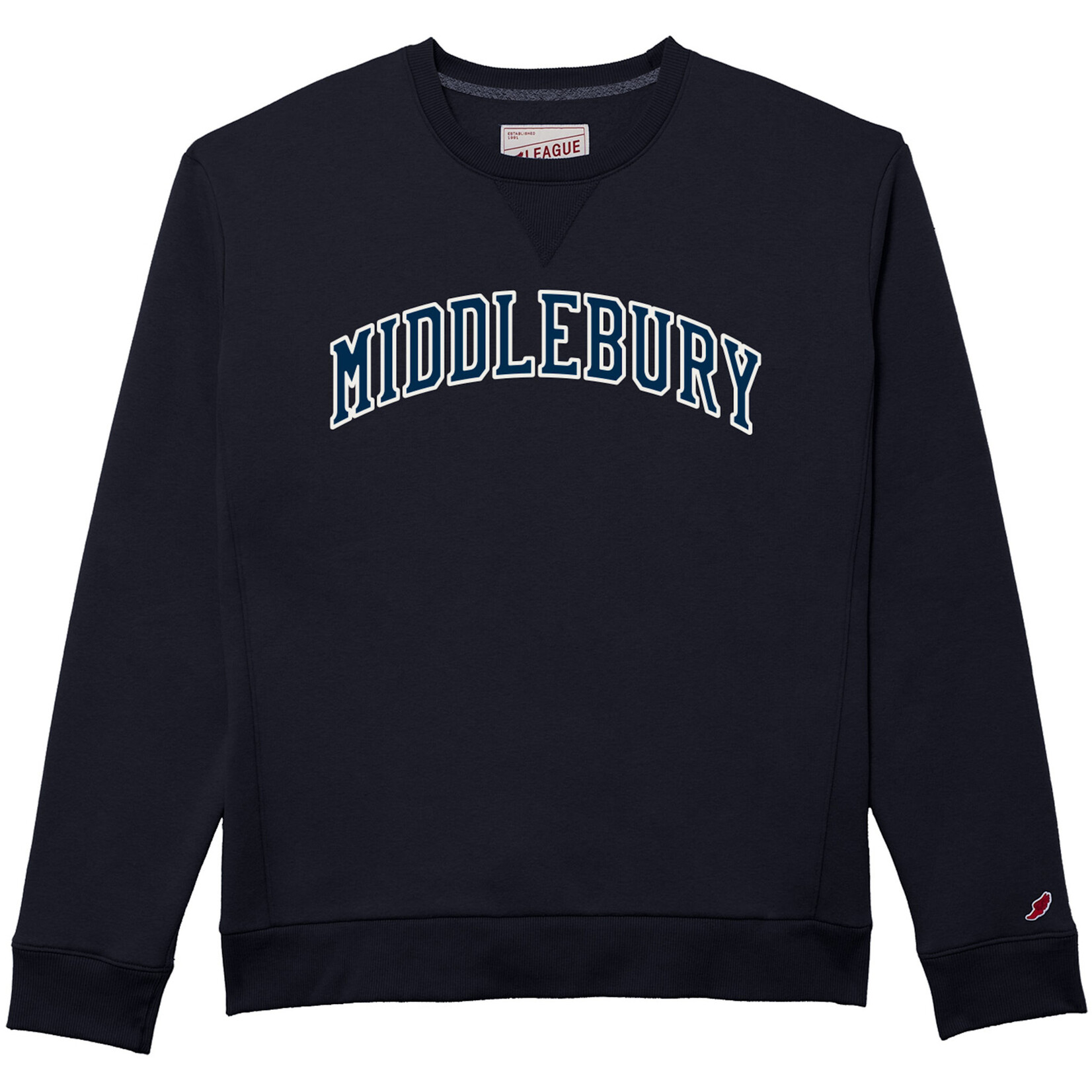 L2 1991 CREW W/APPLIQUE MIDDLEBURY
