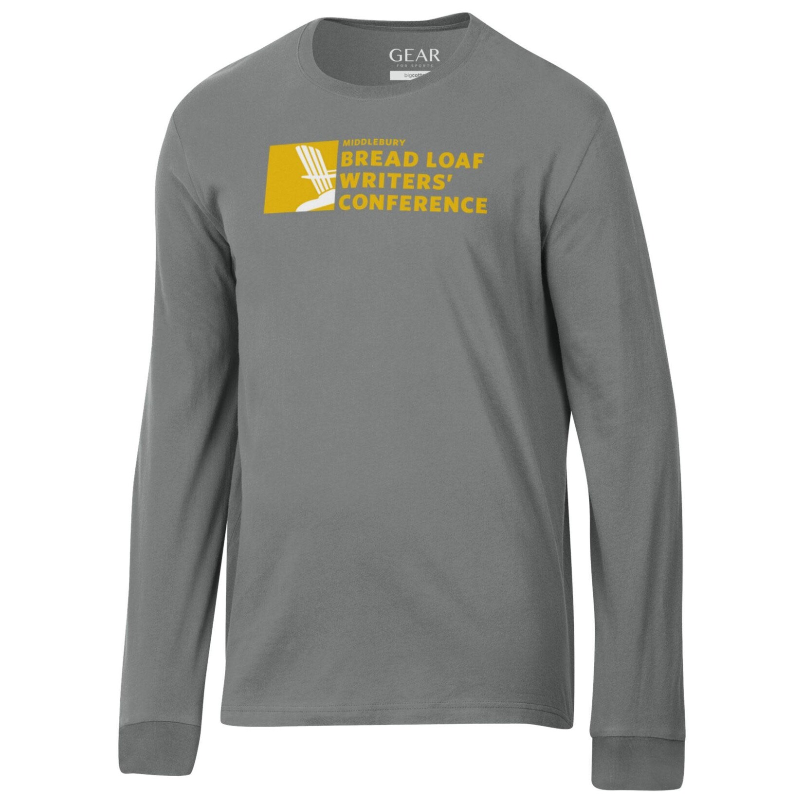 BLWC (M) LS CHARCOAL HEATHER TEE