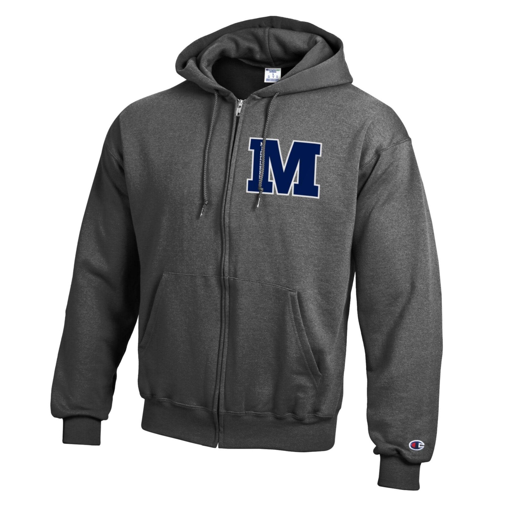 CHAMPION GRANITE HEATHER FULL ZIP