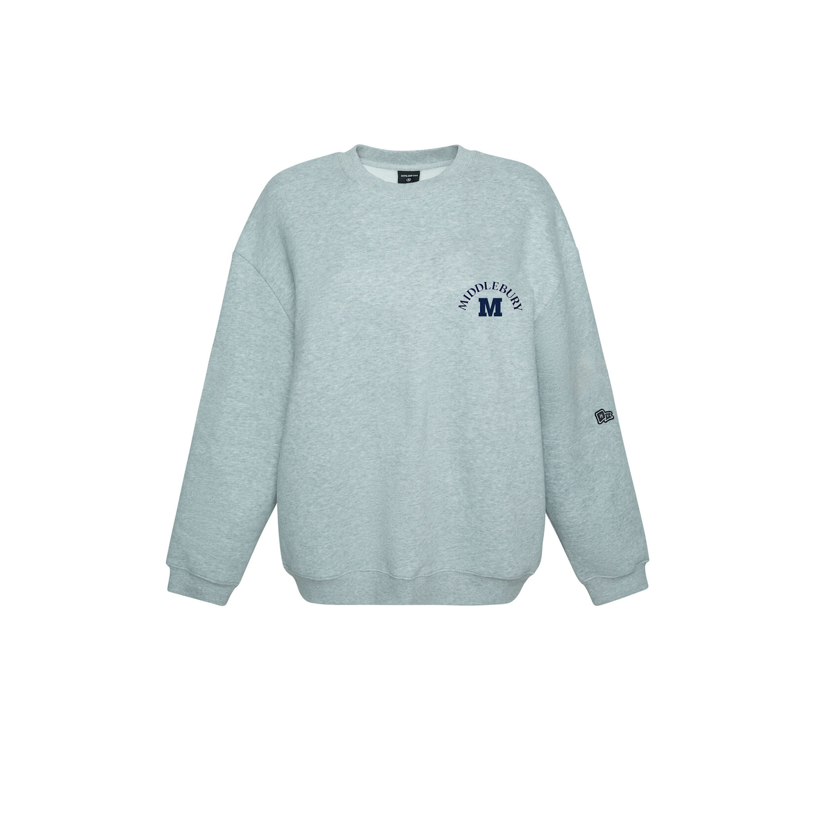 H&V GREY OVERSIZED CREWNECK