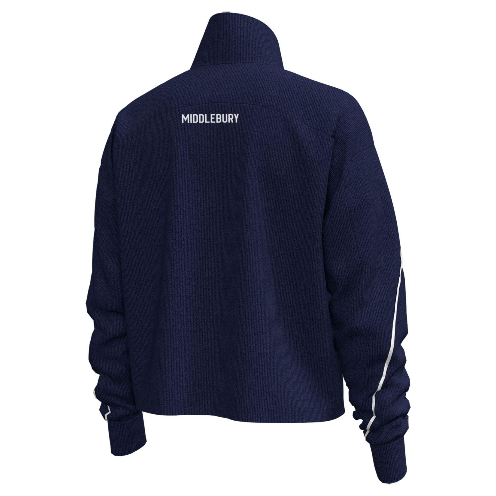 UA (W) NAVY DOUBLE KNIT 1/2 ZIP
