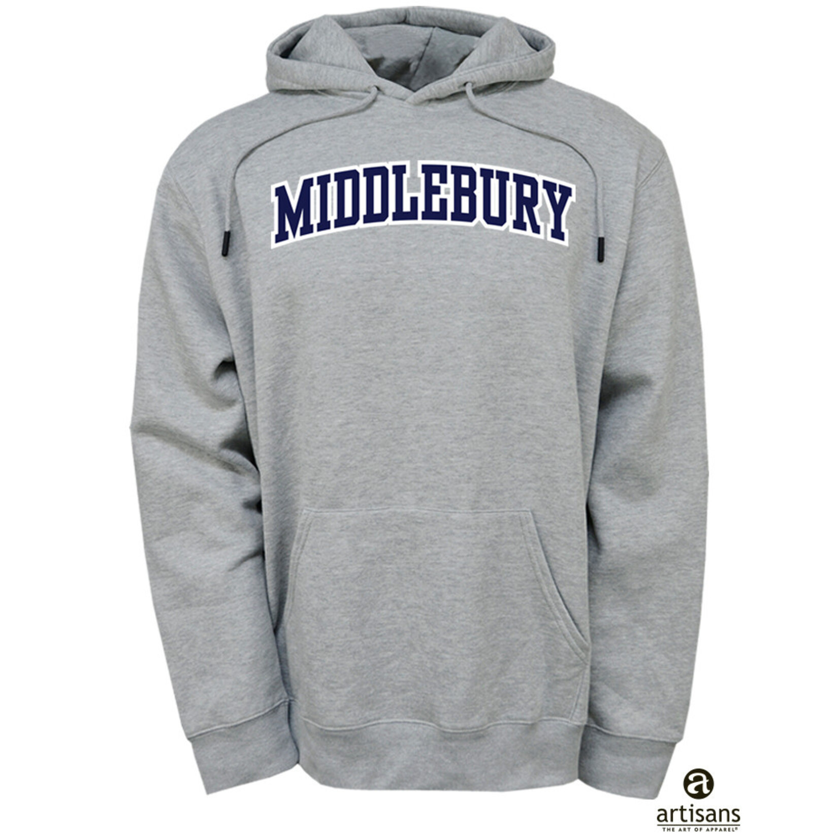 A-TEAM GREY HOODIE W/MIDDLEBURY