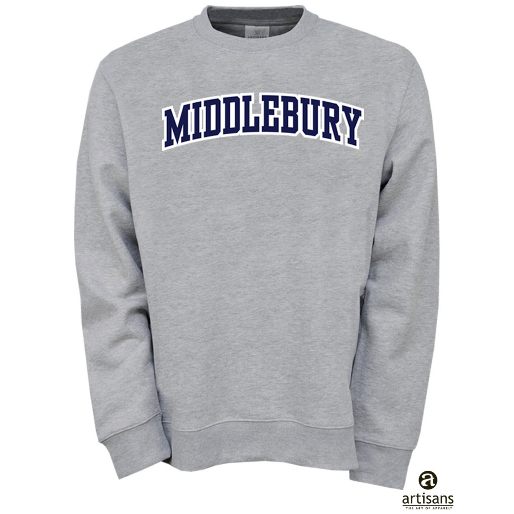 A-TEAM GREY CREW W/MIDDLEBURY