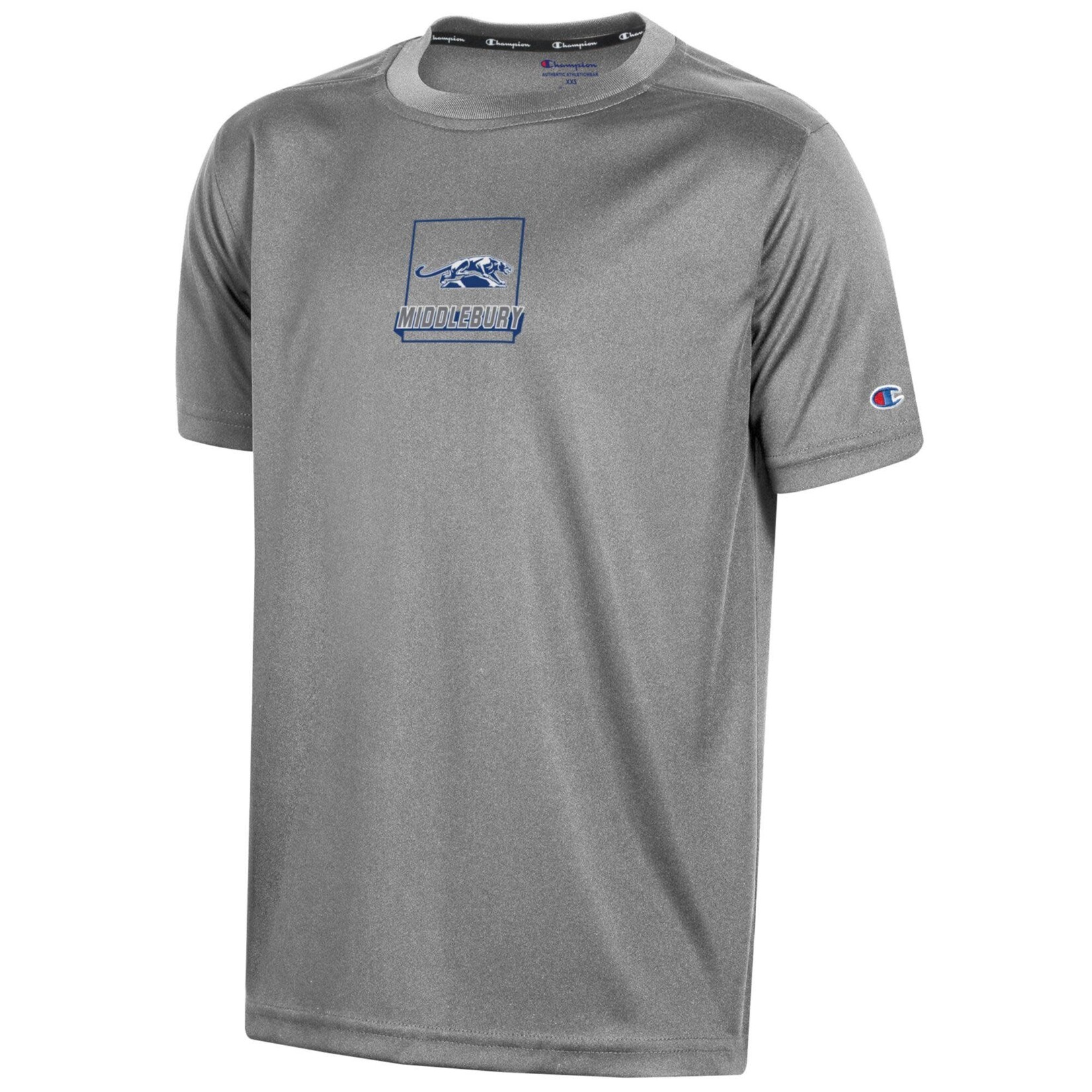 CHAMPION HEATHER SLATE YOUTH TEE