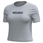 UA (W) MOTION TEE MOD GRAY