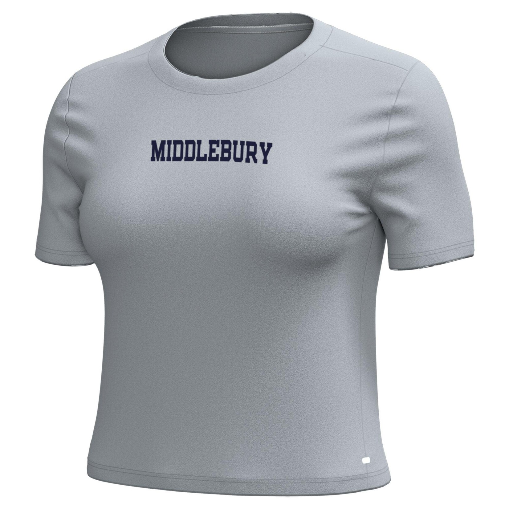 UA (W) MOTION TEE MOD GRAY