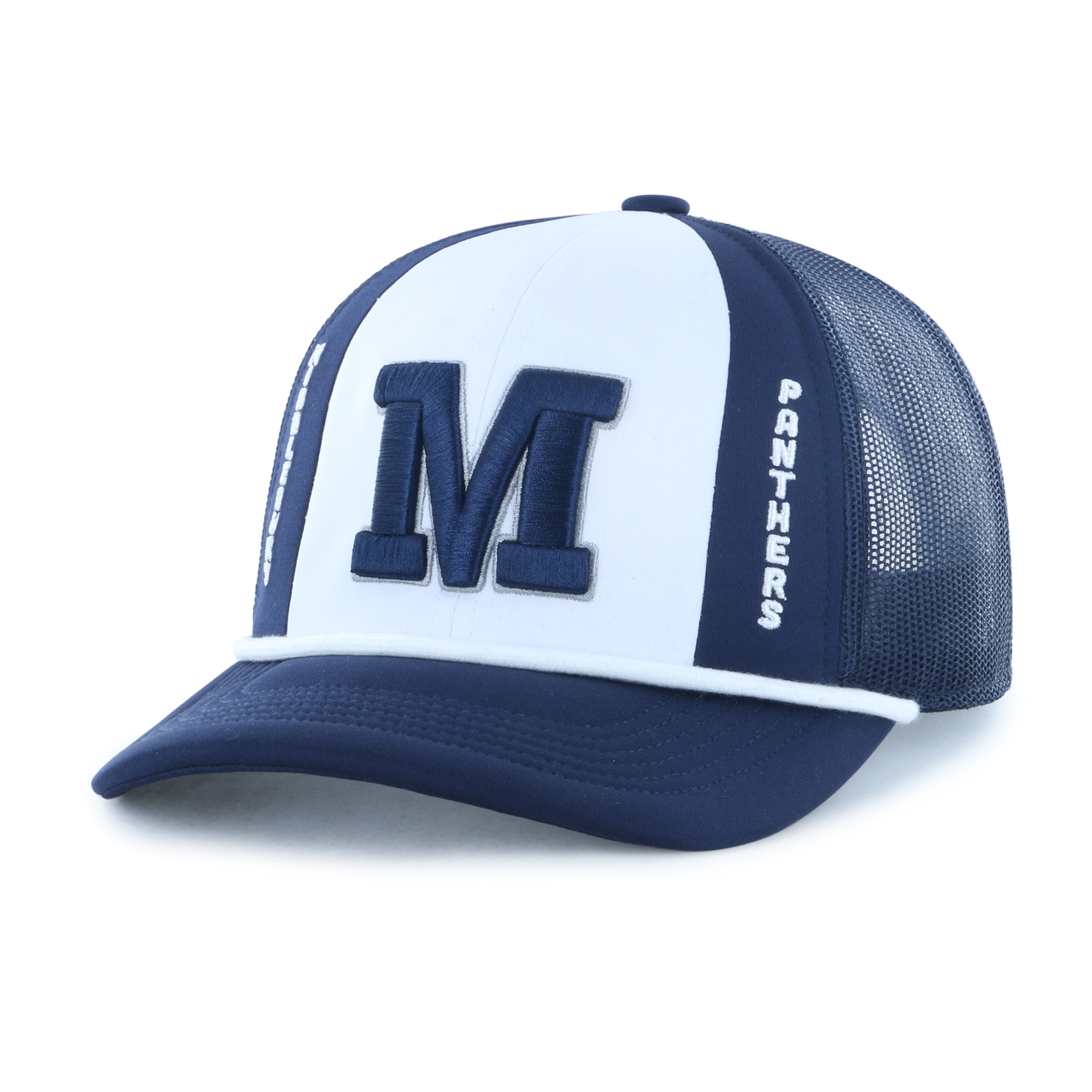 NAVY TRUCKER HAT MIDDLEBURY/M/PANTHER