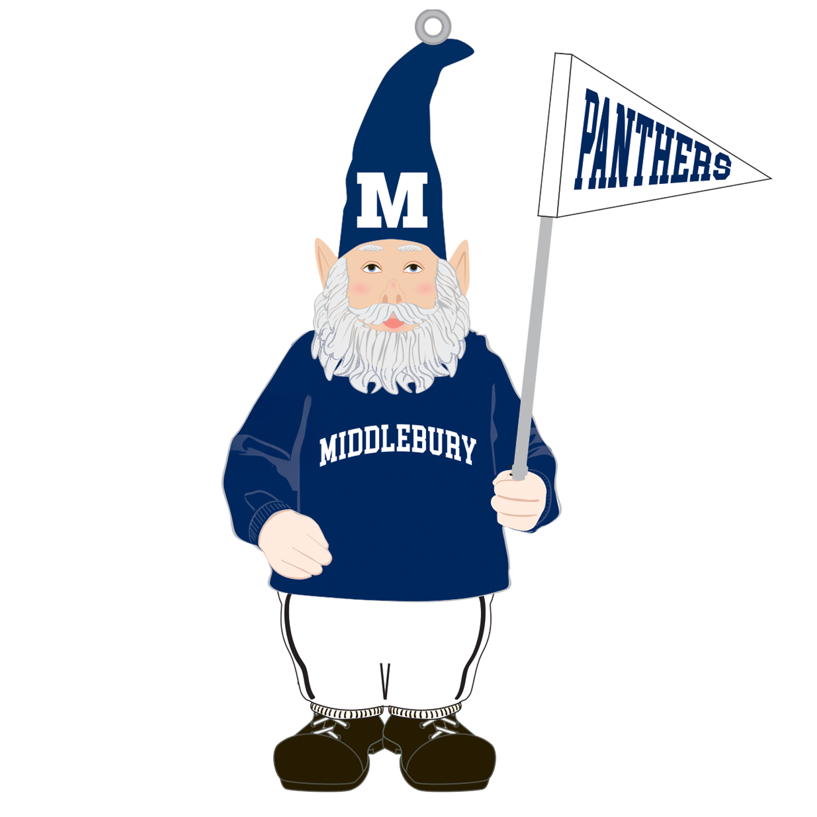 PENNANT GNOME ORNAMENT