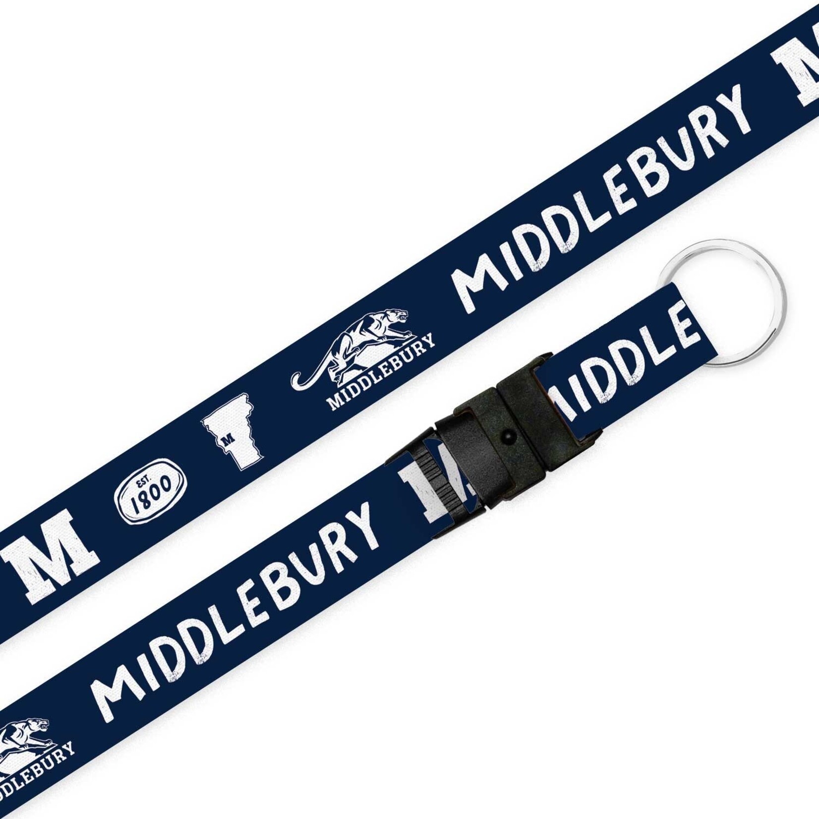 MIDDLEBURY SUBLIMATED LANYARD