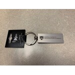 MONTEREY SILVER KEY CHAIN
